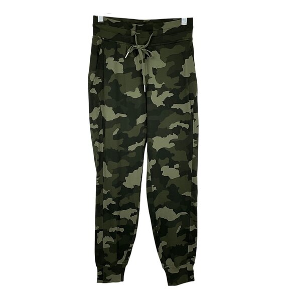 lululemon athletica Pants - Lululemon Ready to Rulu High Rise Jogger Pants Womens 4 Green Heritage Camo